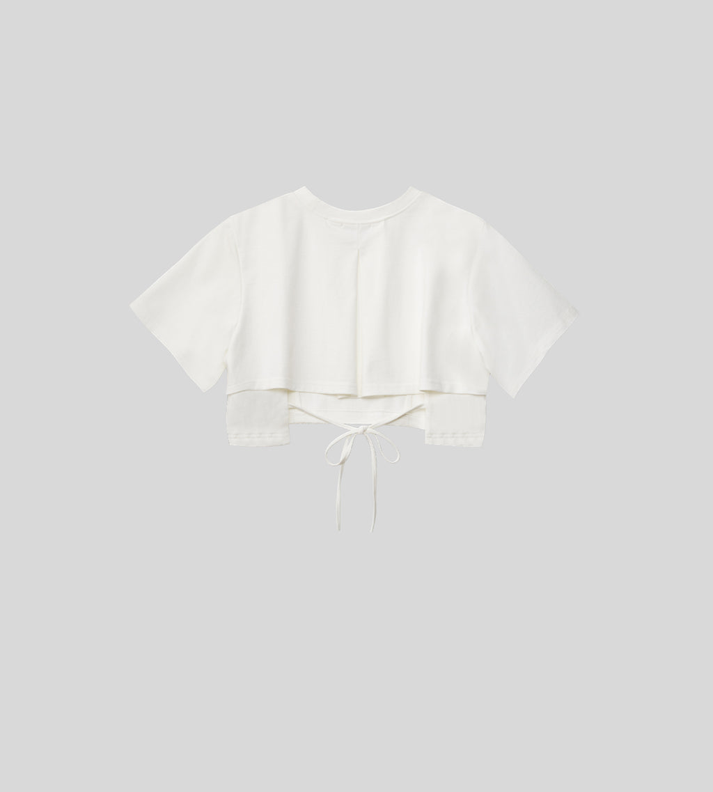 Tie Up Crop Tee
