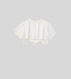 Tie Up Crop Tee