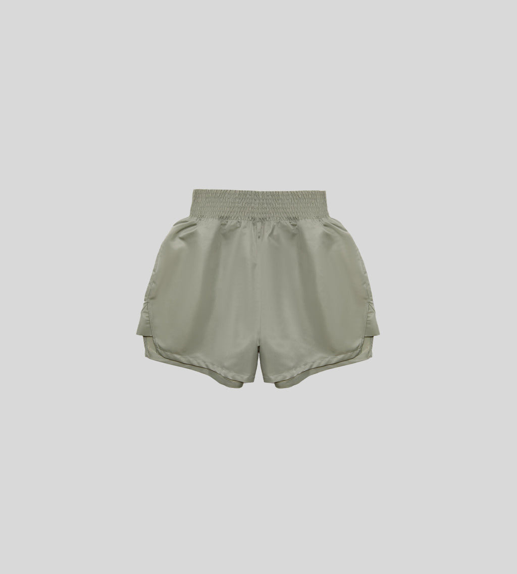 Pull Up Nylon Shorts
