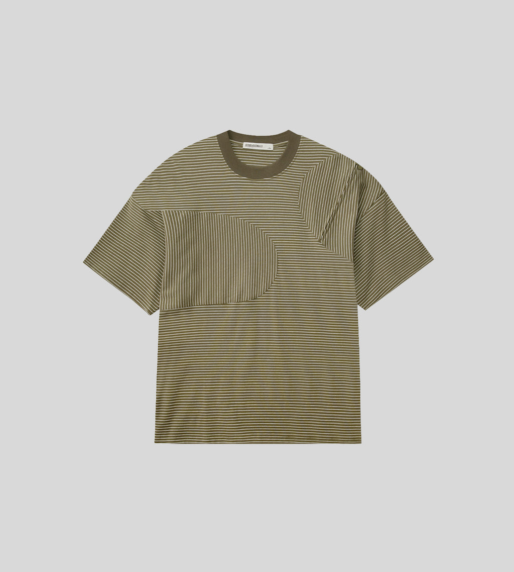 Stripped Cotton Tee