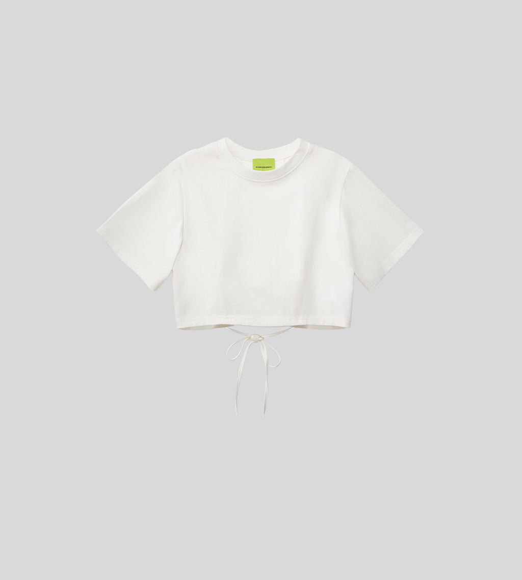Tie Up Crop Tee