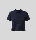 Crop Stripe Tee