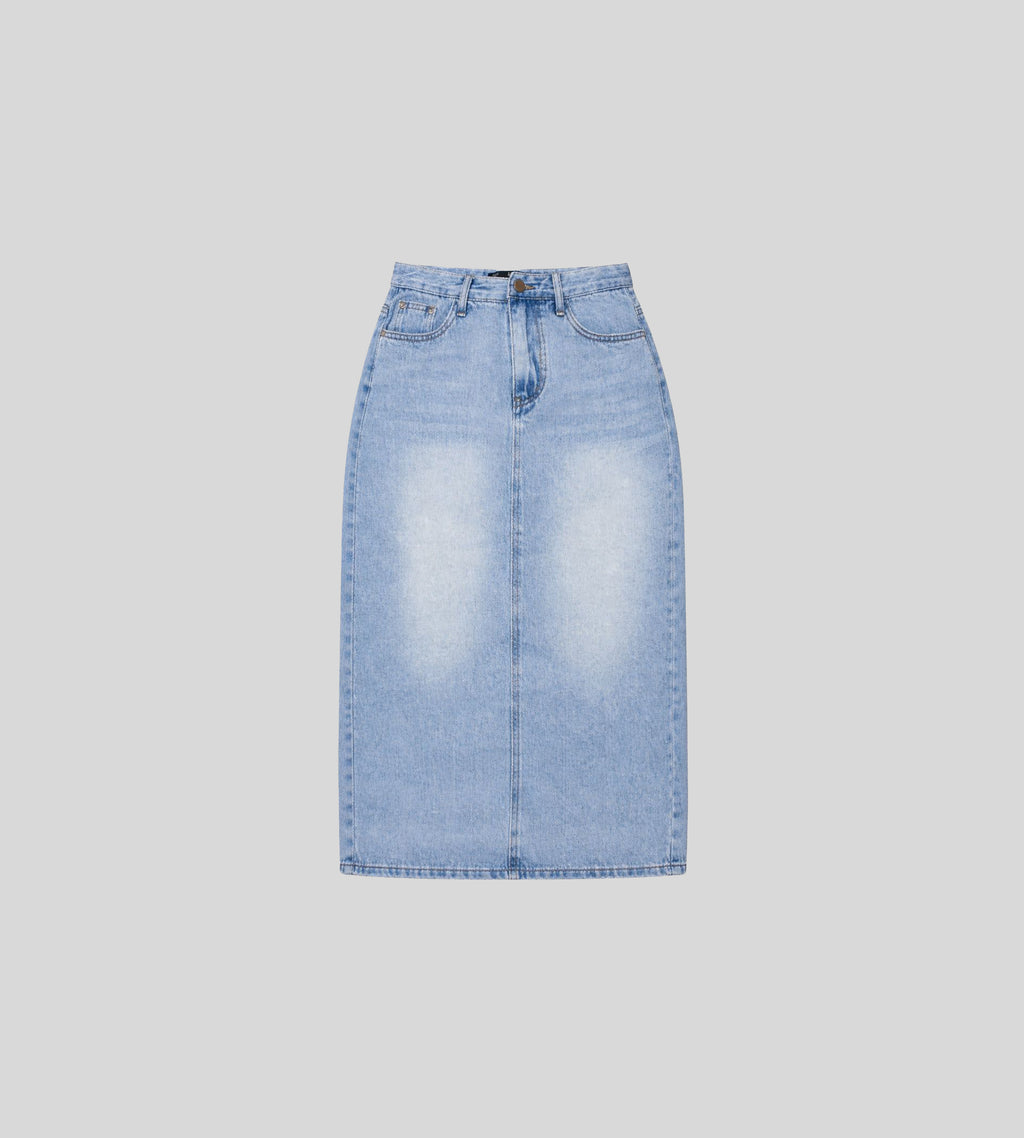 Snowfade Denim Skirt