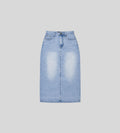 Snowfade Denim Skirt