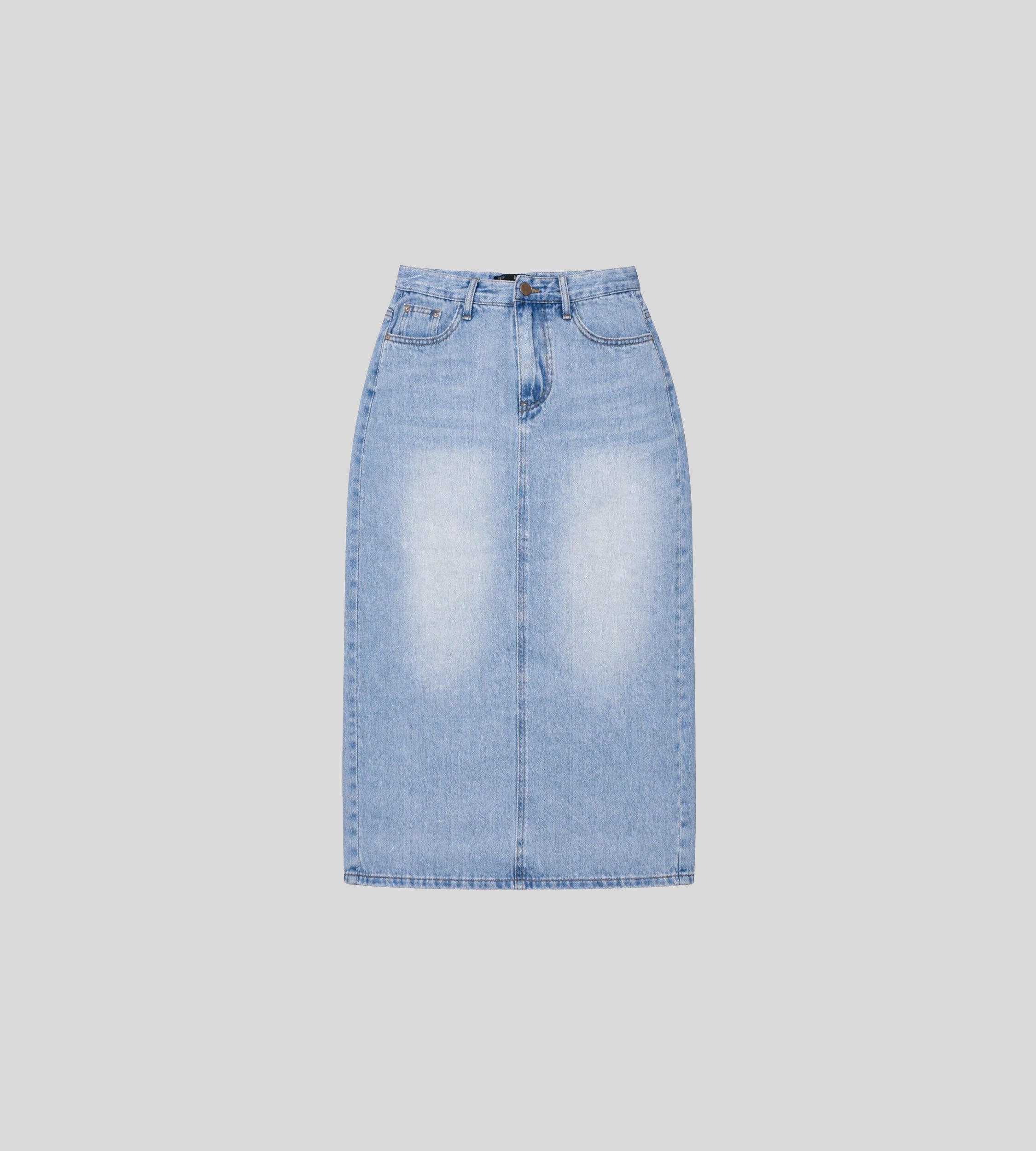 Snowfade Denim Skirt