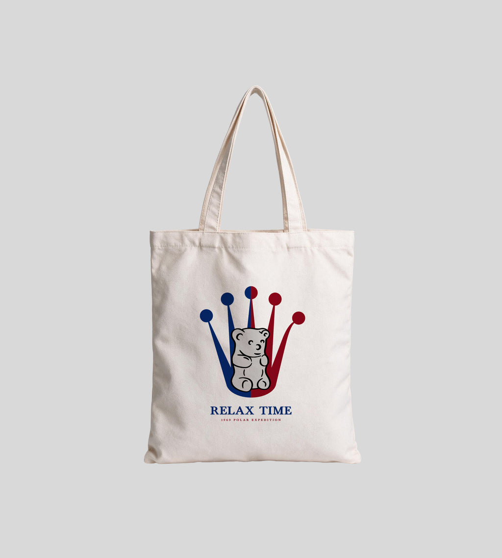Relax Bear Canvas Bag