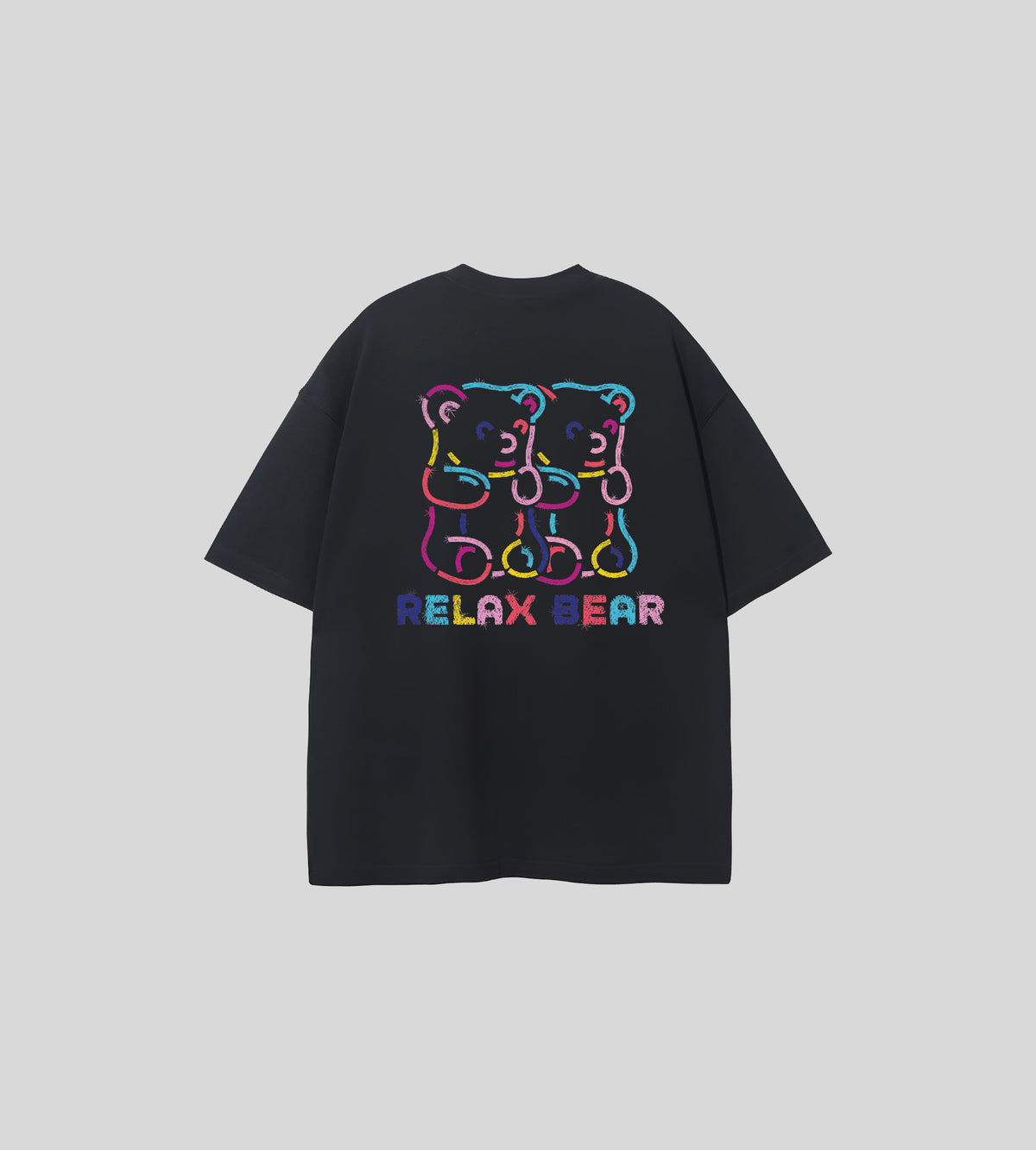 Twin Neon Bears Tee